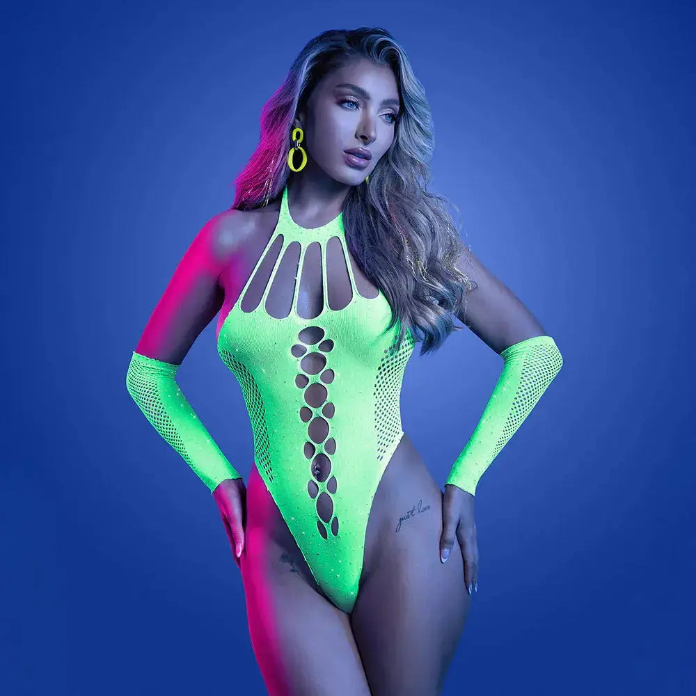 Glow Lingerie Luminescent UV Reactive Black Light Lingerie