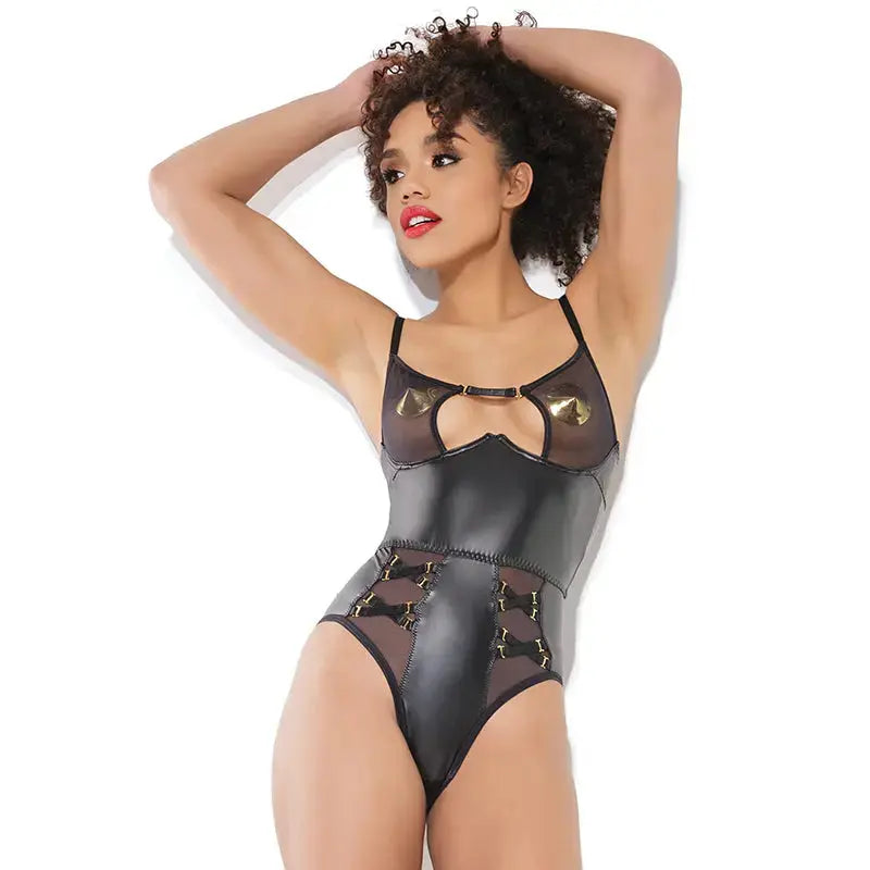 Black  Lingerie Shop Spicy Outfits by Color