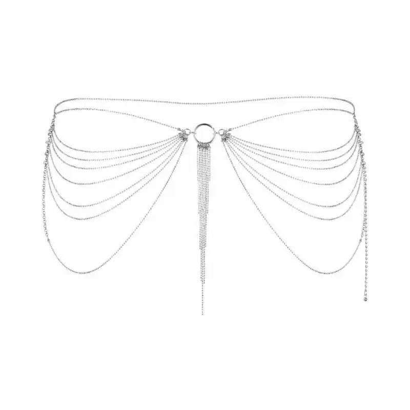 Lingerie - Accessories Bijoux Indiscrets Magnifique Chain Waist Jewelry Silver