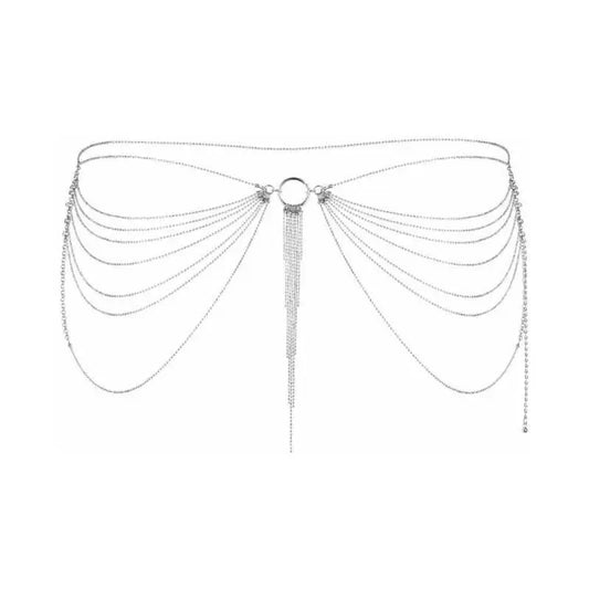 Lingerie - Accessories Bijoux Indiscrets Magnifique Chain Waist Jewelry Silver