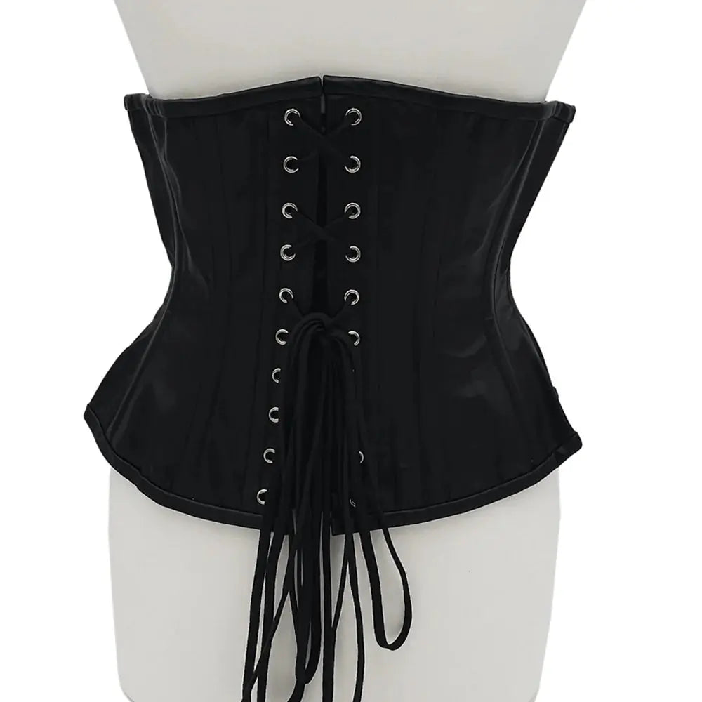 Lingerie - Corsets Rouge Leather Corset Black 3XL/4XL