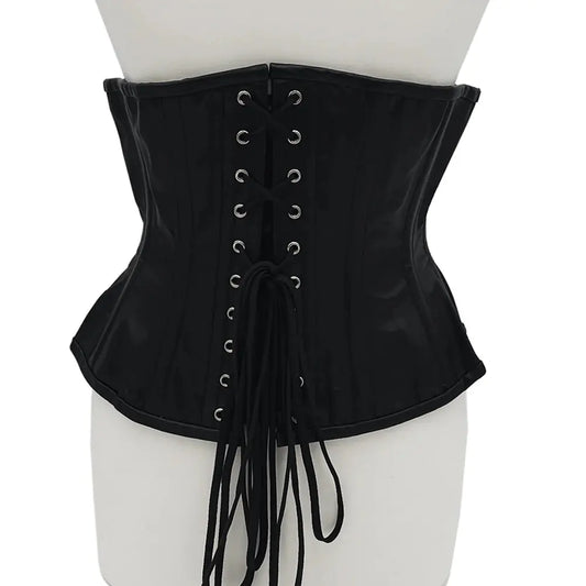 Lingerie - Corsets Rouge Leather Corset Black 3XL/4XL