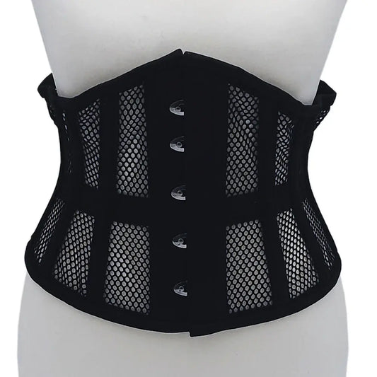 Lingerie - Corsets Rouge Mesh Corset Black 3XL/4XL