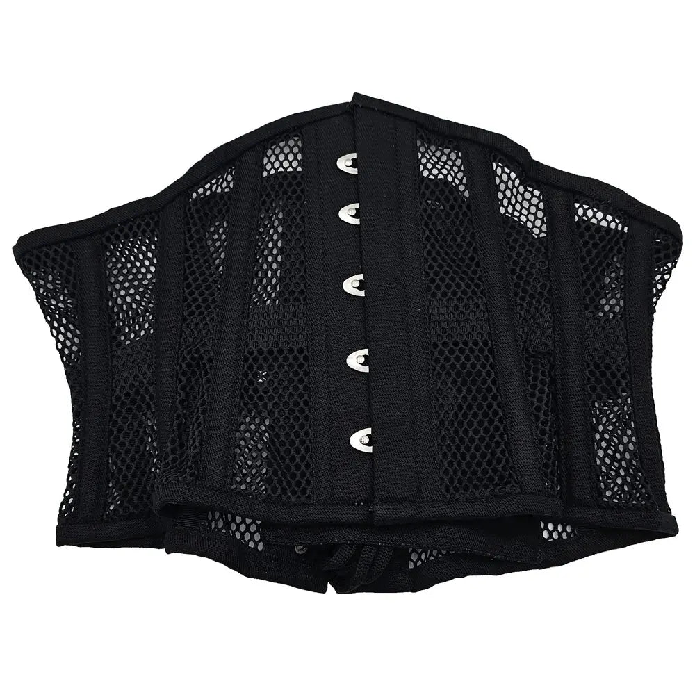 Lingerie - Corsets Rouge Mesh Corset Black 3XL/4XL