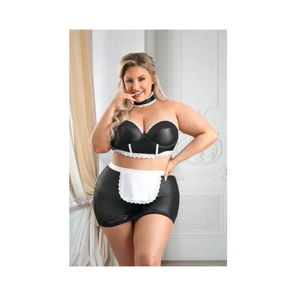 Lingerie - Costumes Plus Maid Lingerie Costume 5-Star Service Costume 1XL/2XL