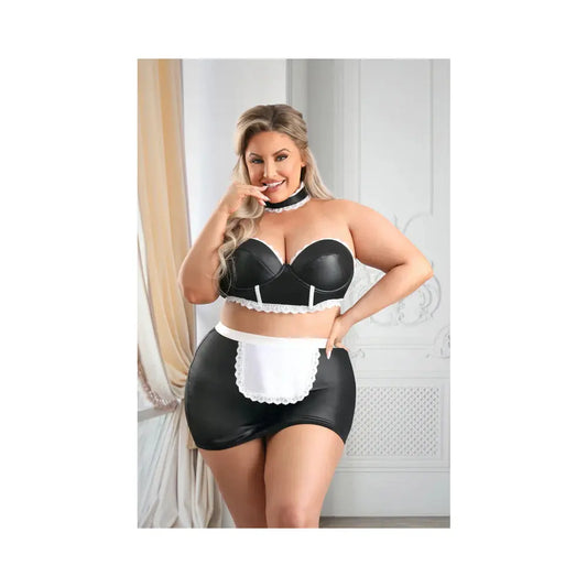 Lingerie - Costumes Plus Maid Lingerie Costume 5-Star Service Costume 1XL/2XL