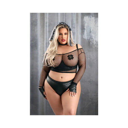 Lingerie - Costumes Plus Size Sexy Biker Chick Costume 1XL/2XL