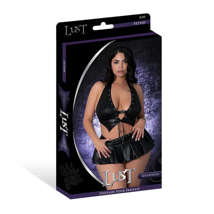 Lingerie - Fetish Wear Lust Fetish Seraphina Black Queen Size