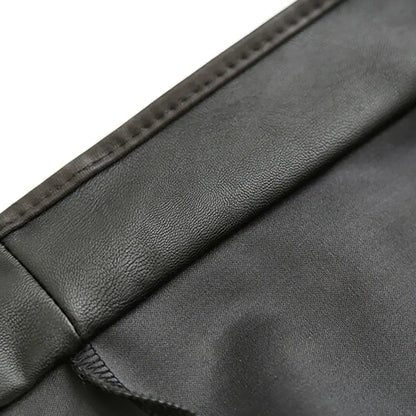 Lingerie - Fetish Wear Ple'sur Adjustable PVC Spanking Skirt With Built-In Thong Black M/L