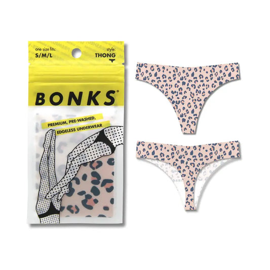 Lingerie - Panties Thongs Boy Shorts Bonks Cat's Out Of The Bag Seamless Thong O/S