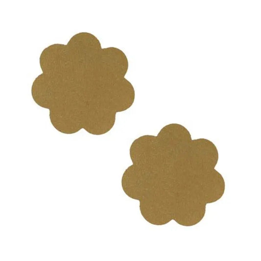 Lingerie - Pasties and Tassels Neva Nude Beige Toffee Back to BAEsics Petal Pasties
