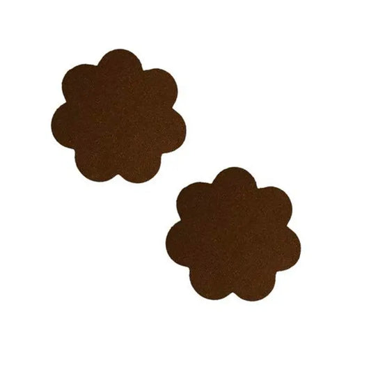 Lingerie - Pasties and Tassels Neva Nude Chocolate Back to Baesics Petal Pasties