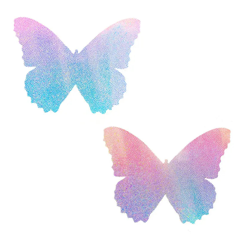 Lingerie - Pasties and Tassels Neva Nude Pasty Butterfly Blue/Pink Iridescent