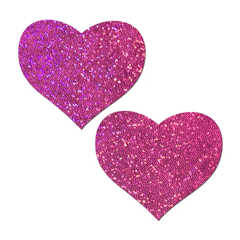Lingerie - Pasties and Tassels Pastease Love: Bubblegum Pink Hearts Nipple Pasties