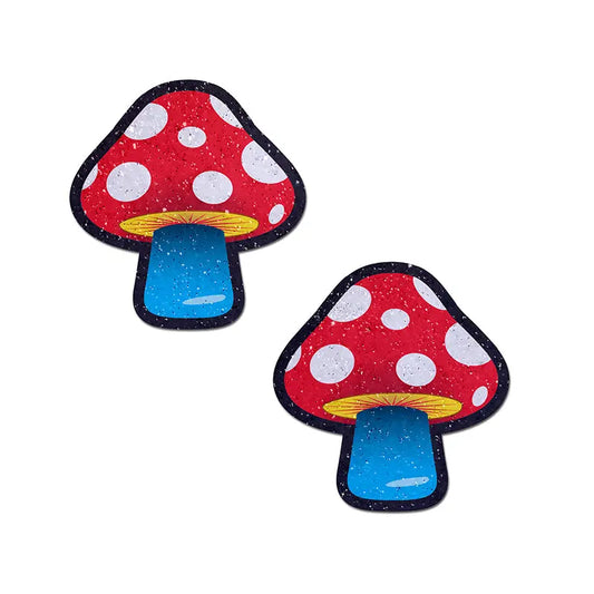 Lingerie - Pasties and Tassels Pastease Mushroom: Colorful Shroom Nipple Pasties