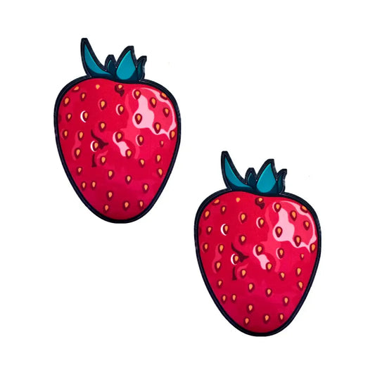 Lingerie - Pasties and Tassels Sinfully Sweet Strawberry Edible Nipple Pasties