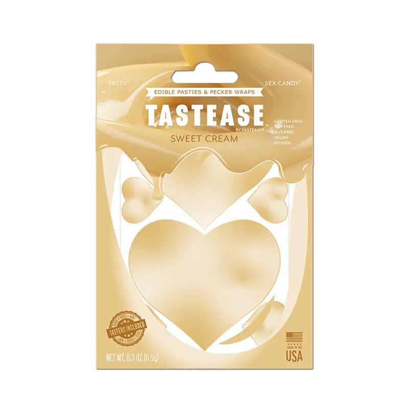 Lingerie - Pasties and Tassels Tastease by Pastease Sweet Cream Candy Edible Pasties & Pecker Wraps
