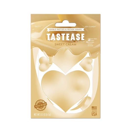 Lingerie - Pasties and Tassels Tastease by Pastease Sweet Cream Candy Edible Pasties & Pecker Wraps